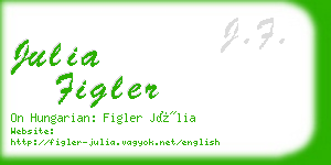 julia figler business card